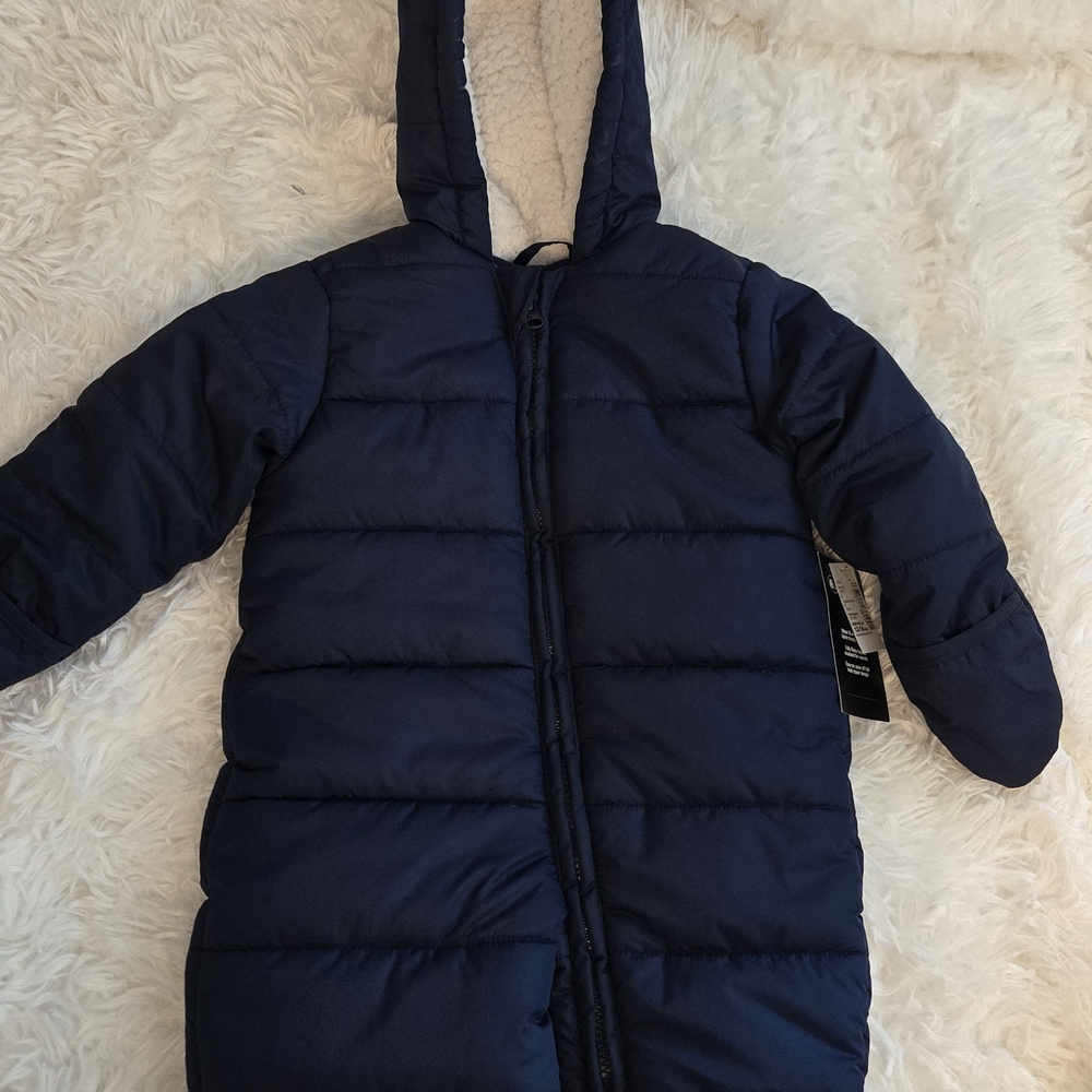 The Children's Place Navy Puffer Jacket